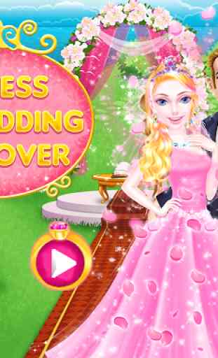 Princess Wedding Makeover - Salon Games For Girls 1