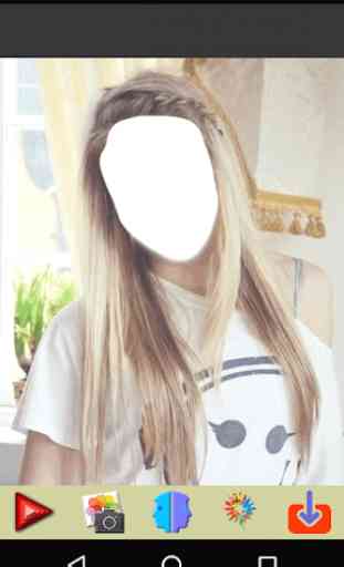 Straight Hair Style Photo Montage 4