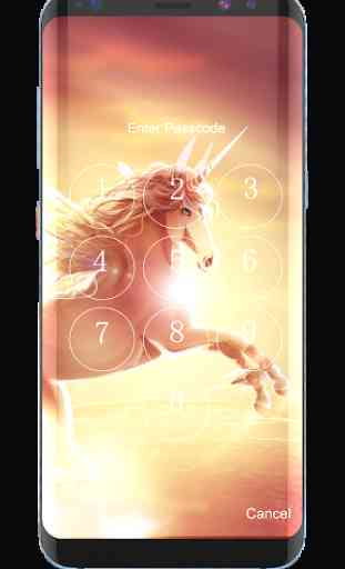 Unicorn Lock Screen 1