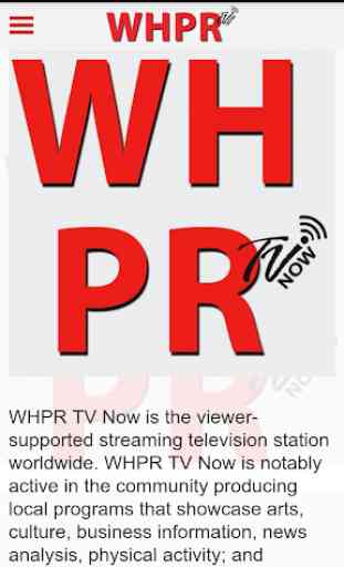 WHPR TV Now 2