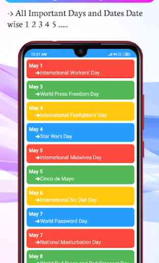 World Important Days & Dates 3