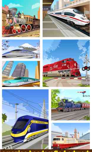 Train Games - Free Educational Jigsaw Puzzles for Kids and Preschool Toddler Learning Railway Vehicle Engine Transport and Love Locomotive Labs Power 2