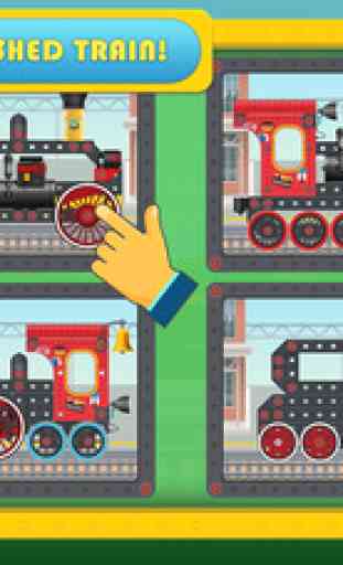 Train Simulator Maker Games Build & Drive Car Fun Game for kids boys and girls 3