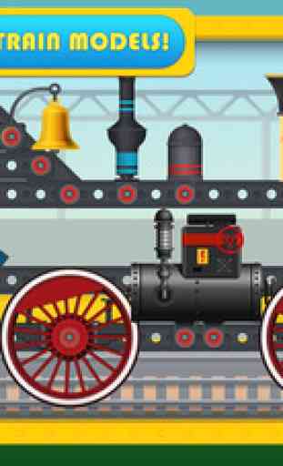 Train Simulator Maker Games Build & Drive Car Fun Game for kids boys and girls 4