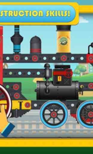 Train Simulator & Maker Games: Fun Free Game for Kids Boys and Girls, Build & Drive Car 1