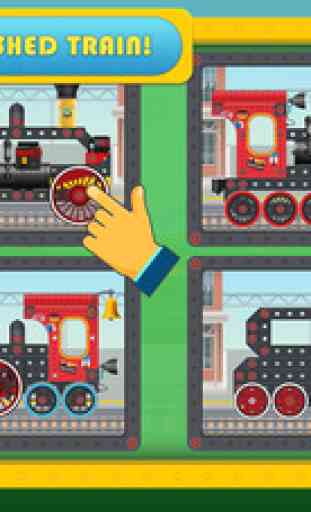 Train Simulator & Maker Games: Fun Free Game for Kids Boys and Girls, Build & Drive Car 3