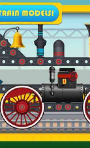 Train Simulator & Maker Games: Fun Free Game for Kids Boys and Girls, Build & Drive Car 4