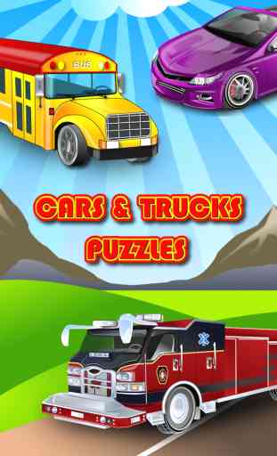 Truck Games: Free Jigsaw Puzzles for Kids and Preschool Toddler who Love Cars 1