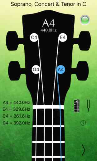 Ukulele Tuner Pro - Instant tuning with precision and ease! With chord library and tuning fork! 1