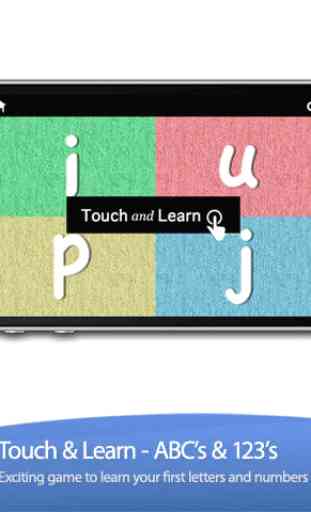 Touch and Learn - ABC Alphabet and 123 Numbers 1