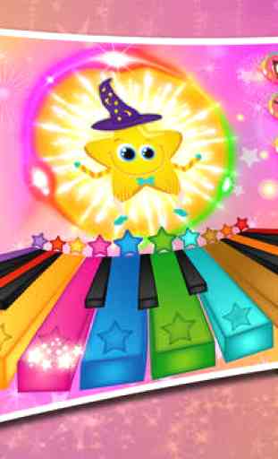 Twinkle Twinkle Little Stars - Animated Musical Nursery Piano for Kids 4