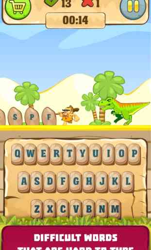 Typing Practice - Dino Hunting 3
