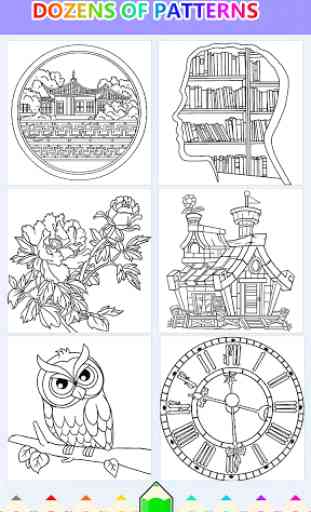 Adult Coloring Book: Stress Relief, Coloring Games 3