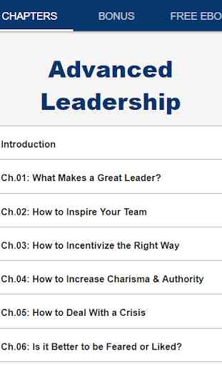 Advanced Leadership 2