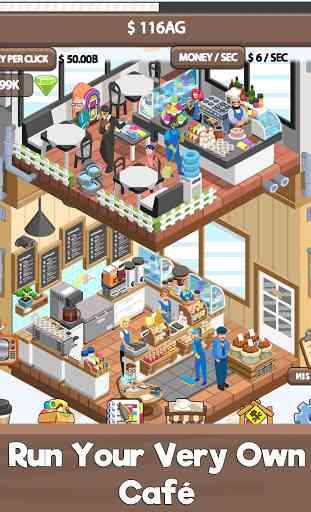 Idle Cafe Tycoon - My Own Clicker Tap Coffee Shop 1