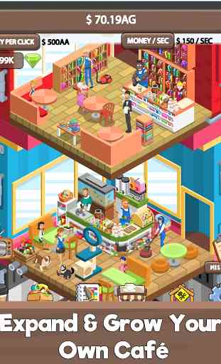 Idle Cafe Tycoon - My Own Clicker Tap Coffee Shop 3
