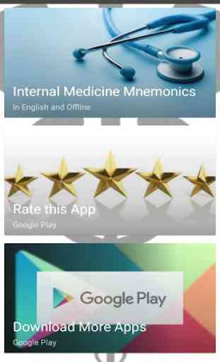 Internal Medicine Mnemonics 1