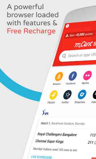 mCent Browser - Recharge Browser 1