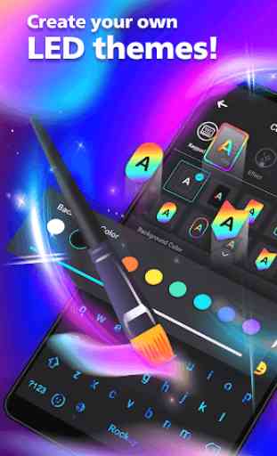 Rockey LED keyboard-Colorful, lighting, RGB, emoji 2