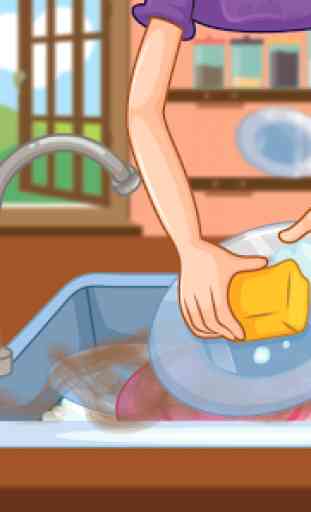 Girl Cleaning Games: Baby House Cleanup 4