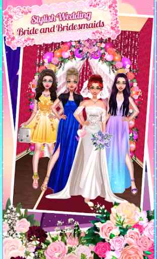 Stylish Wedding - Bride and Bridesmaids 3