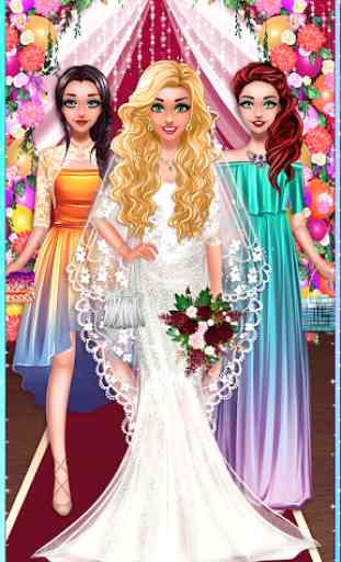 Stylish Wedding - Bride and Bridesmaids 4