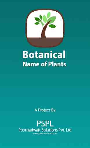 Botanical Name of Plants 1