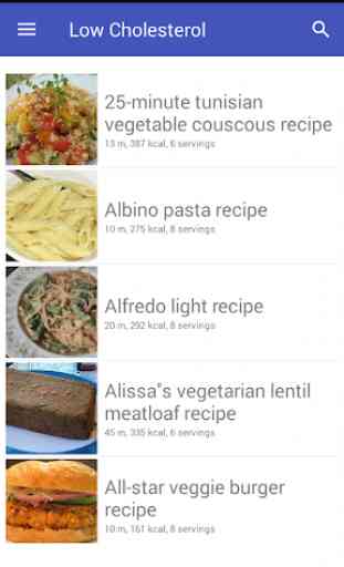 Low-Cholesterol diet Recipes. Get now For free app 2