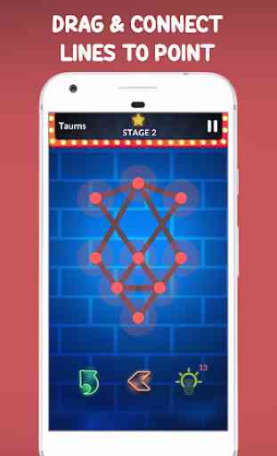 ONE LINE GLOW - Stroke Puzzle Game 1