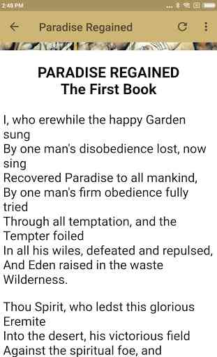 PARADISE LOST AND REGAINED + STUDY GUIDE 4