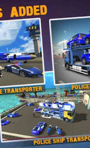 Police Plane Transporter Game 3
