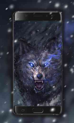 Savage Wolf Live Wallpaper 2