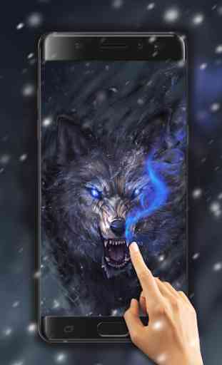 Savage Wolf Live Wallpaper 3