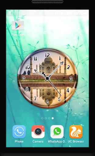 Taj Mahal Clock Live Wallpaper 2