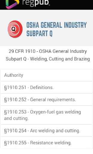 29 CFR 1910 - Subpart Q 1