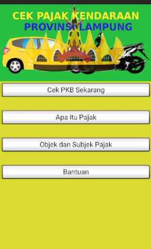 Cek Pajak Kendaraan Bermotor Lampung (Online) 1