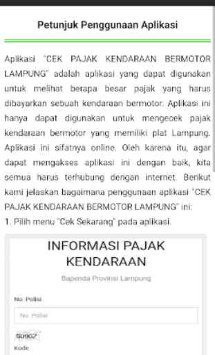Cek Pajak Kendaraan Bermotor Lampung (Online) 3