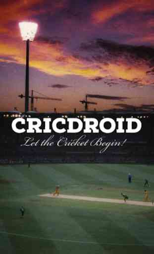 CricDroid - ICC Cricket World Cup 2019 |  IPL 2019 1