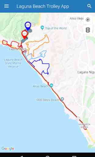 Laguna Beach Trolley App 1
