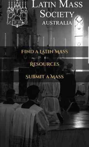Latin Mass Society Australia 1