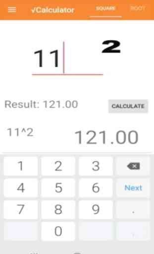 Square and Root Calculator 1