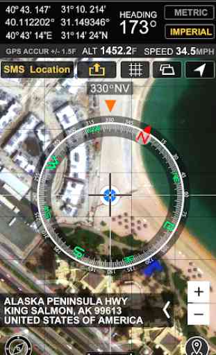 Compass Camera GPS (Location and Sun Moon Info) 4