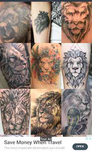 Lion Tattoo Designs 2