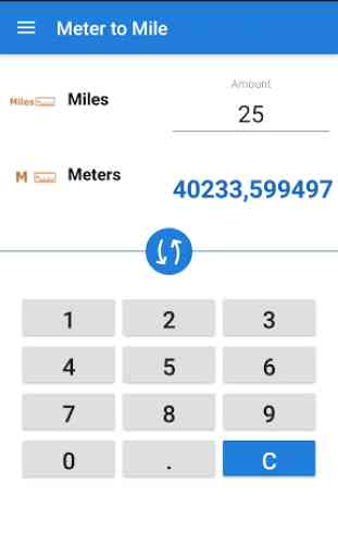 Meters to Miles / m to miles Converter 2