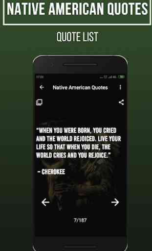Native American Quotes and Facts 2