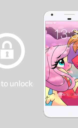 Pony Love Valentine Rainbow Wallpaper Lock Screen 1