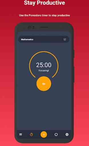 Stay focused - Focus Keeper App, Pomodoro timer 2