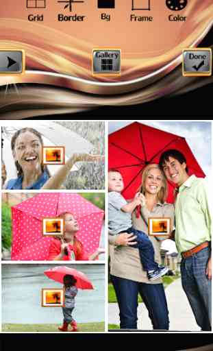 Umbrella Photo Collage 2