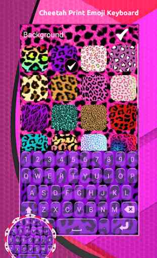 Cheetah Print Emoji Keyboard 1