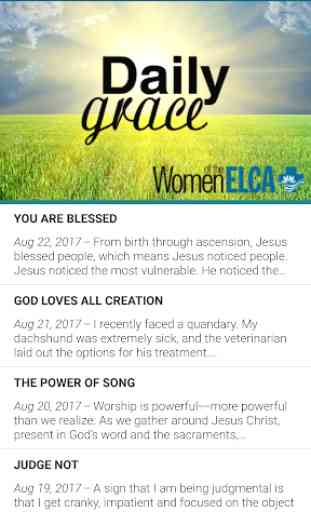 Daily Grace from Women of the ELCA 1